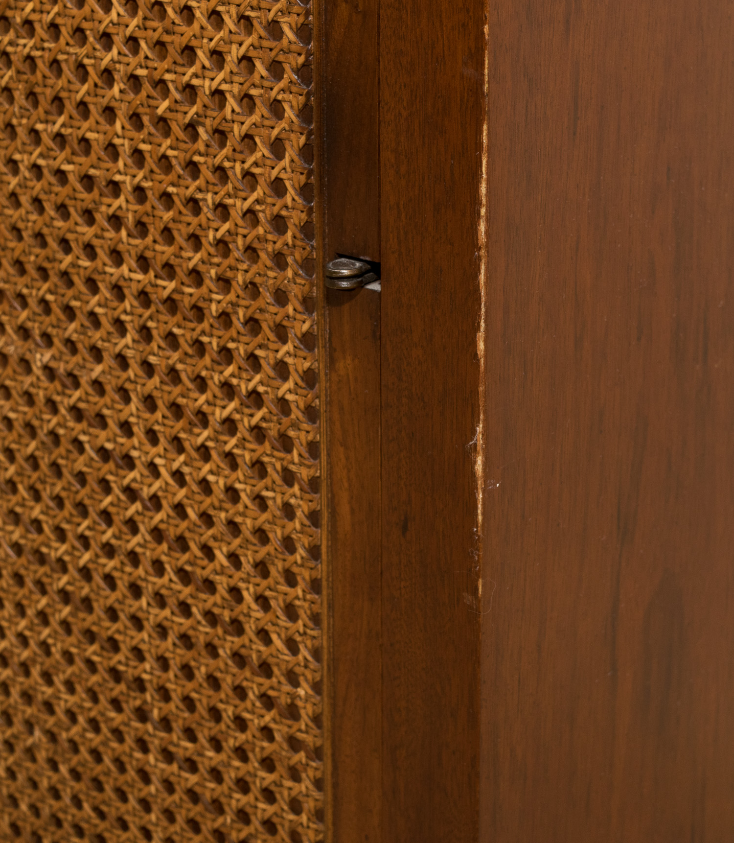 Vintage Panasonic Stereo Record Player and Storage Cabinet