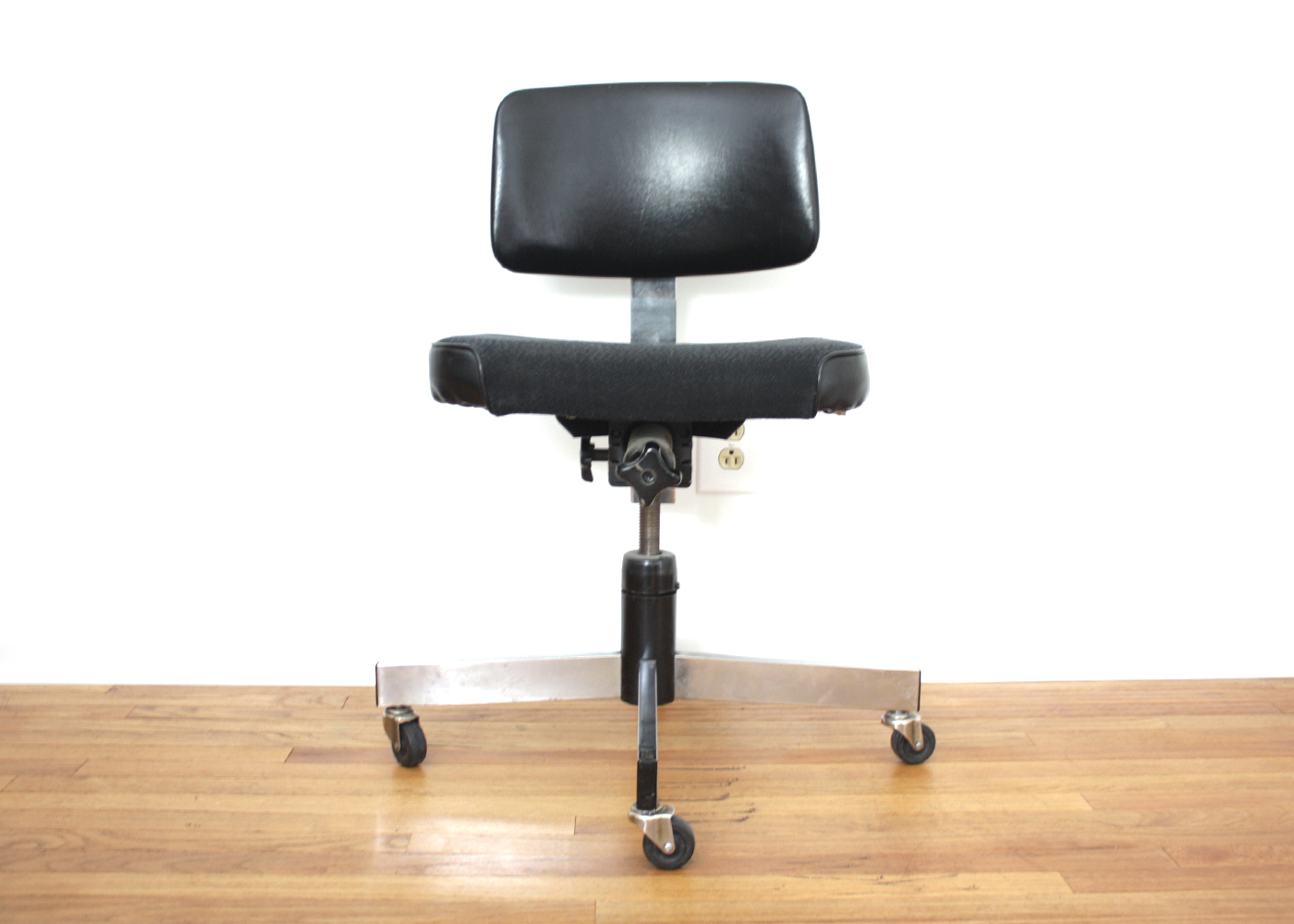 Vintage Harter Chrome Office Chair