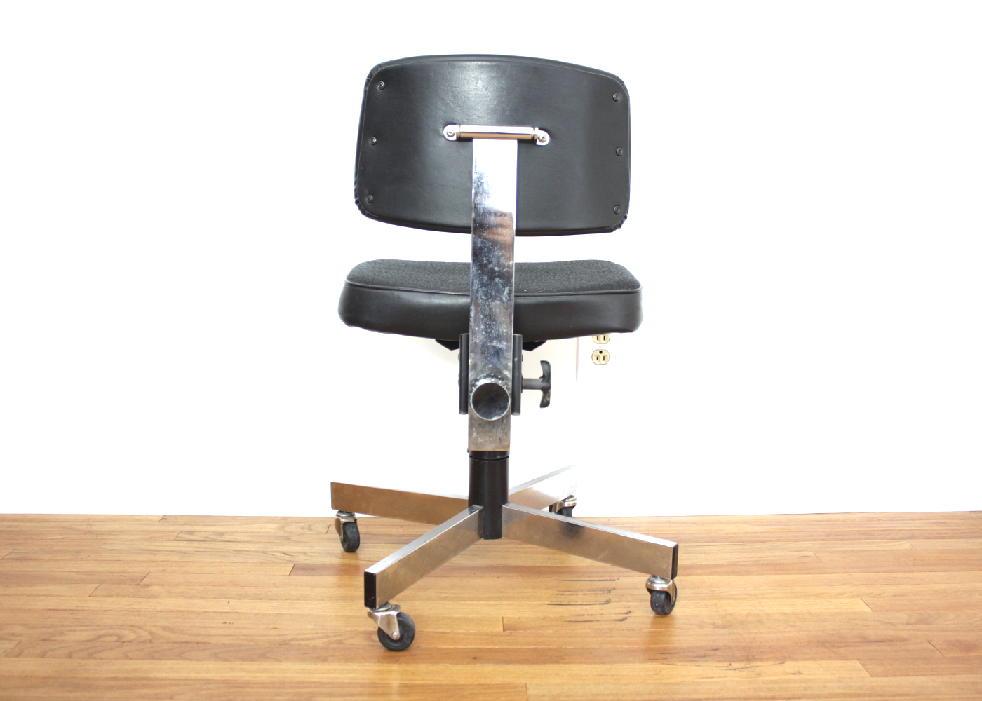 Vintage Harter Chrome Office Chair