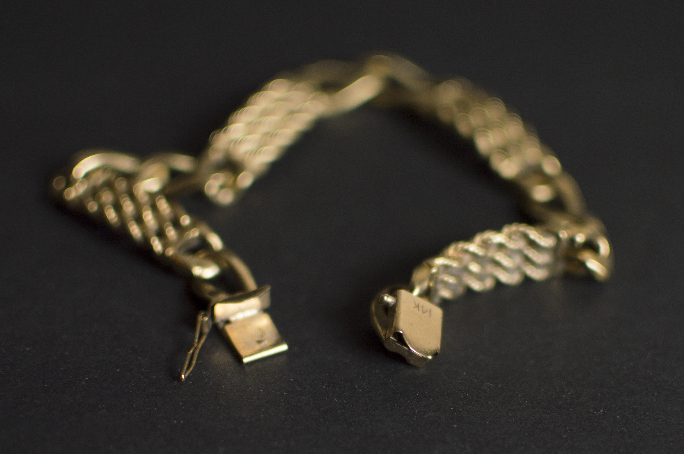 14k Gold Gent's Link Bracelet