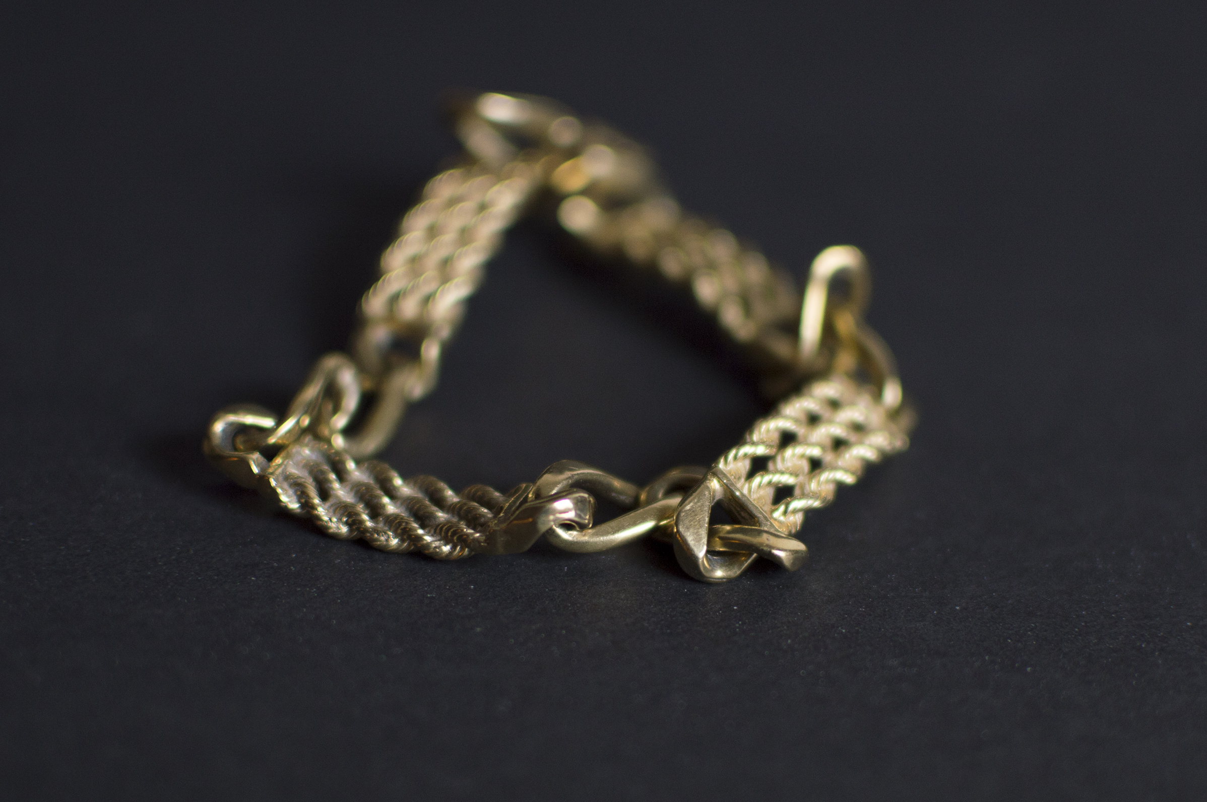 14k Gold Gent's Link Bracelet