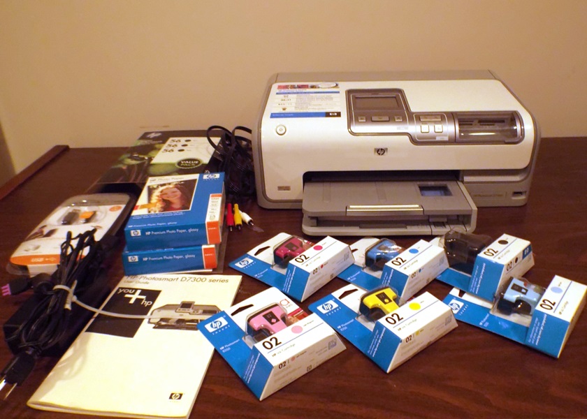 HP Photosmart D7300 Photo Printer