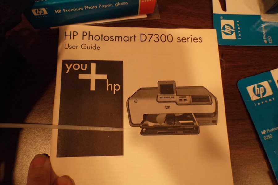 HP Photosmart D7300 Photo Printer