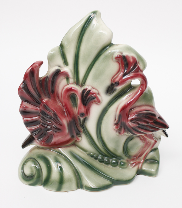 Vintage Art Nouveau Flamingo Lamp