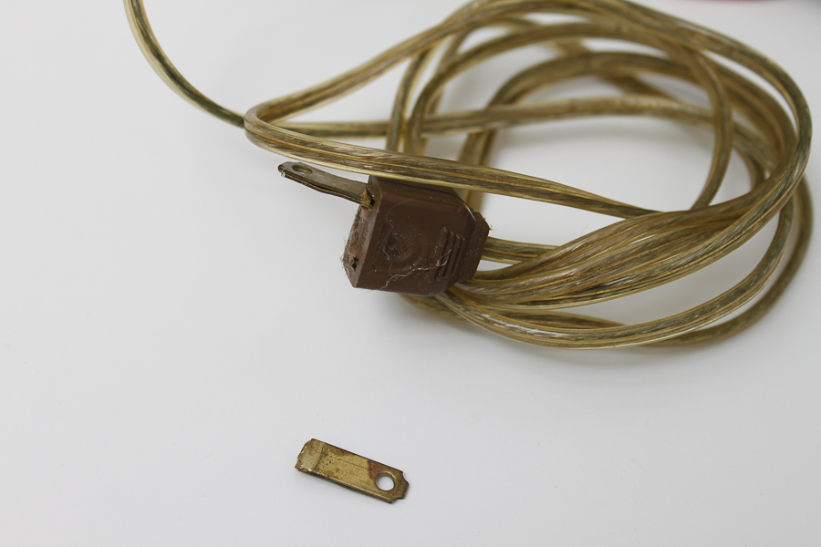 Vintage Art Nouveau Flamingo Lamp