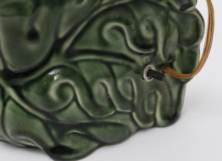 Vintage Art Nouveau Flamingo Lamp