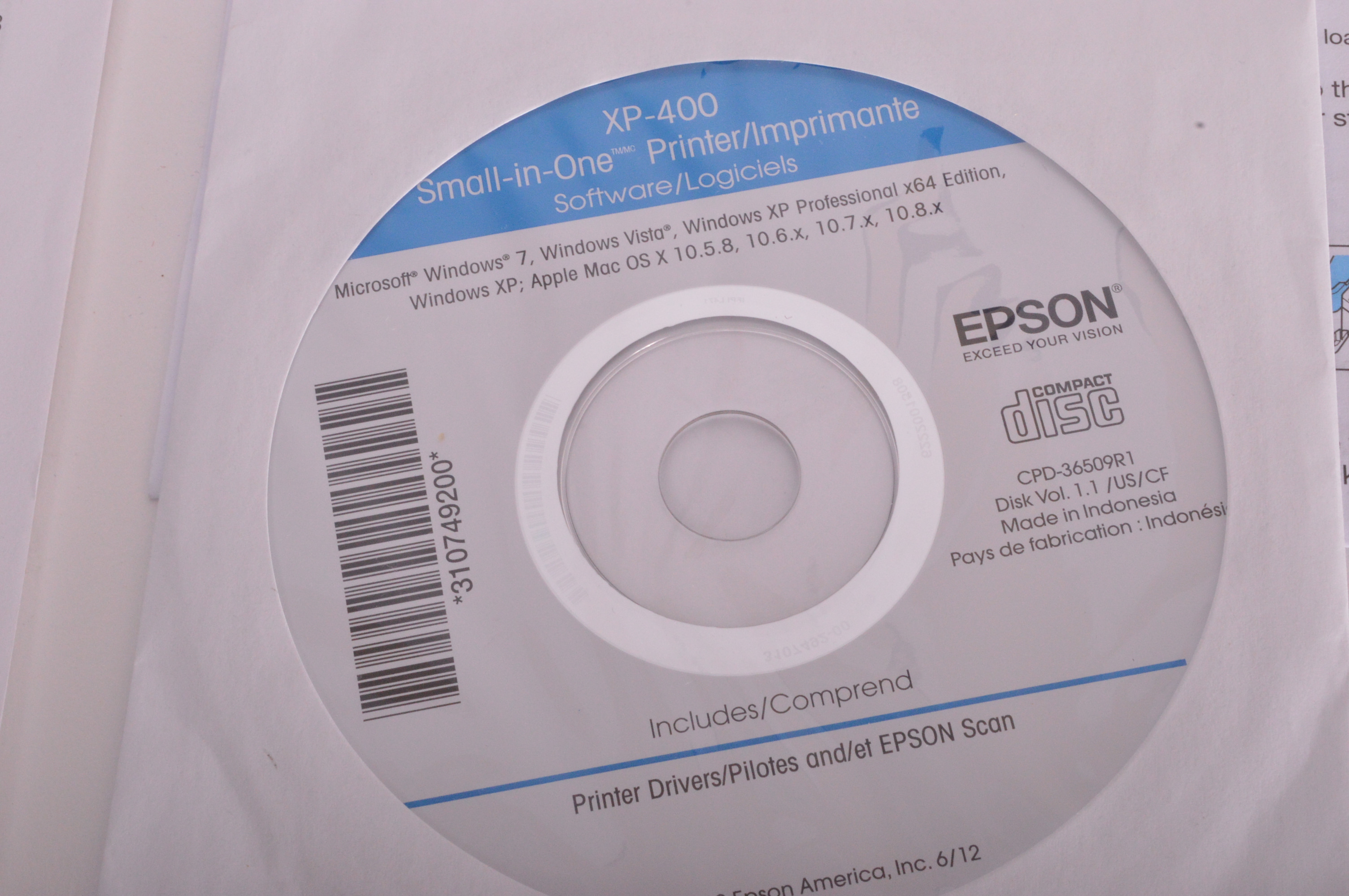 Epson XP-400 Printer