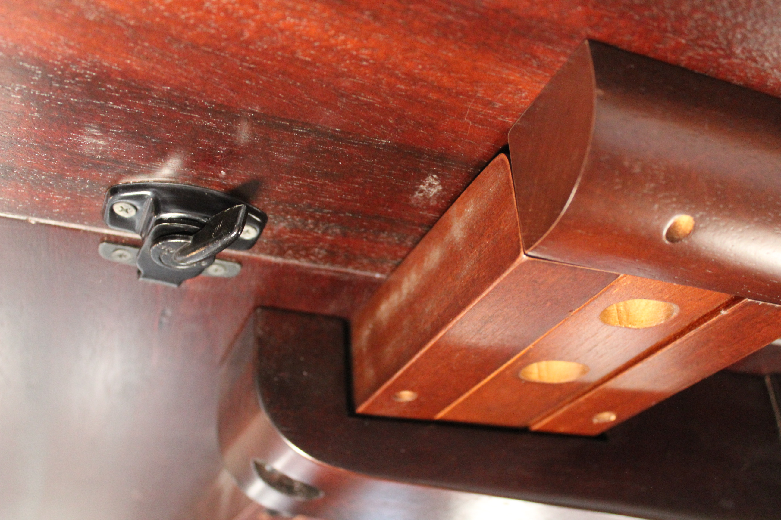 Pottery Barn Mahogany Trestle Table