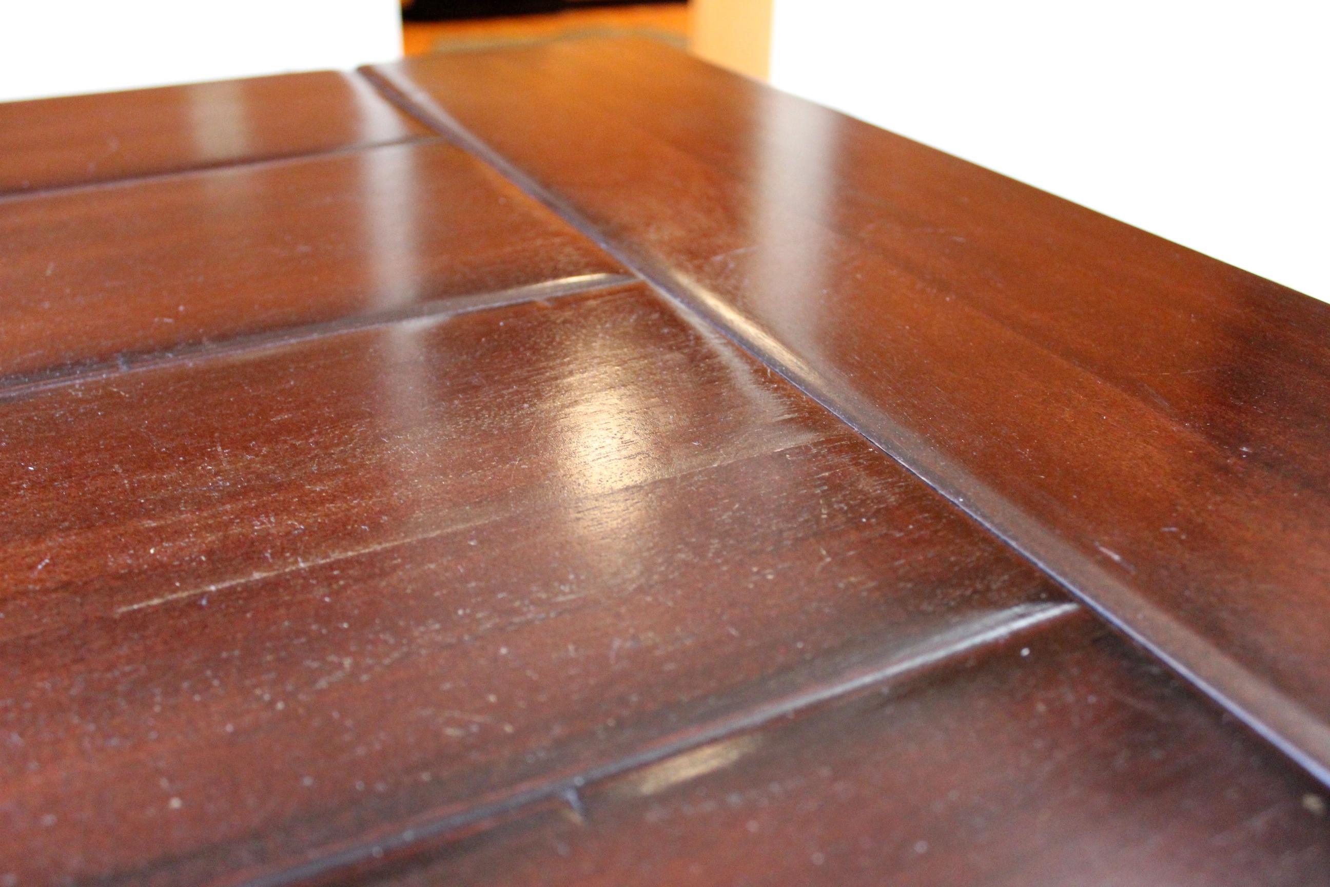 Pottery Barn Mahogany Trestle Table