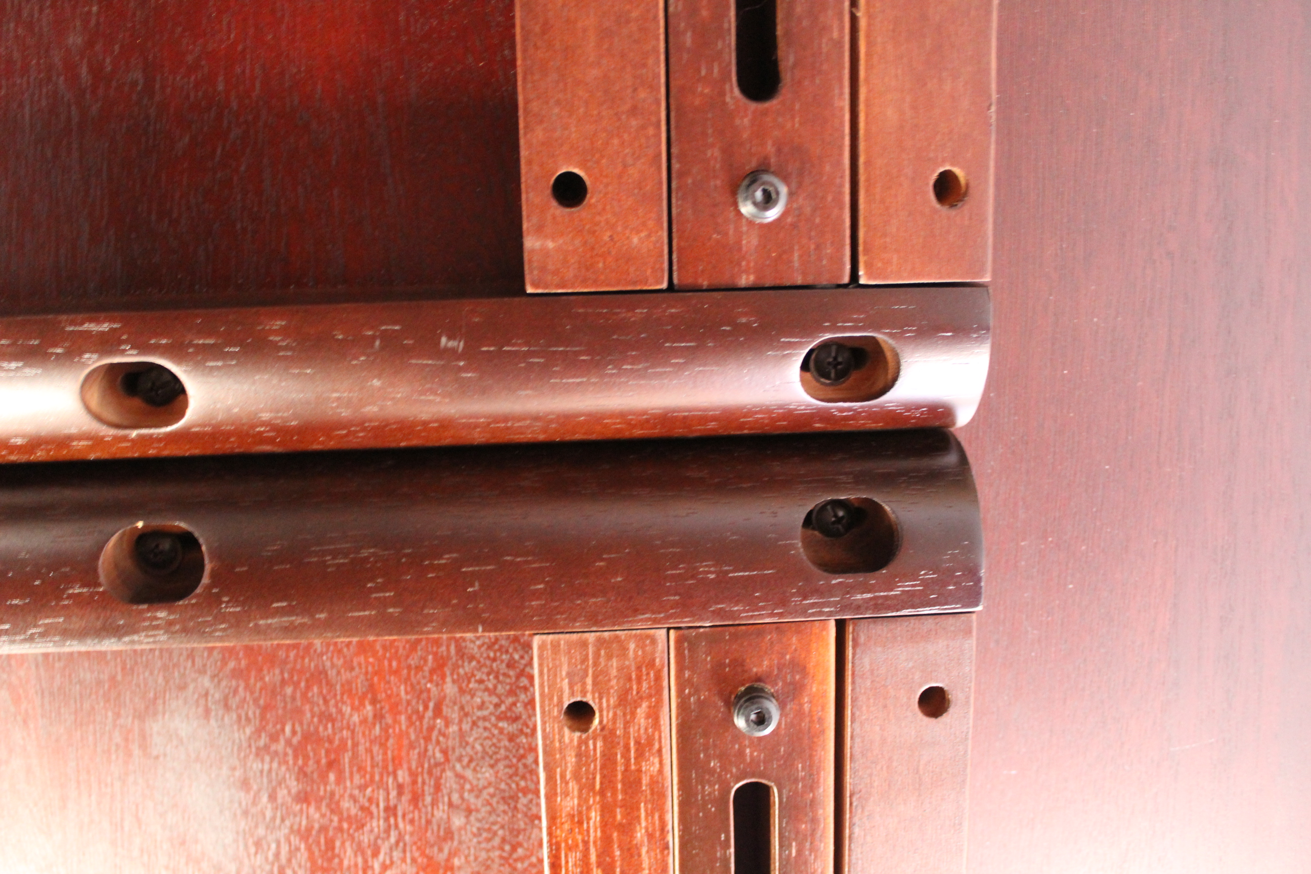 Pottery Barn Mahogany Trestle Table