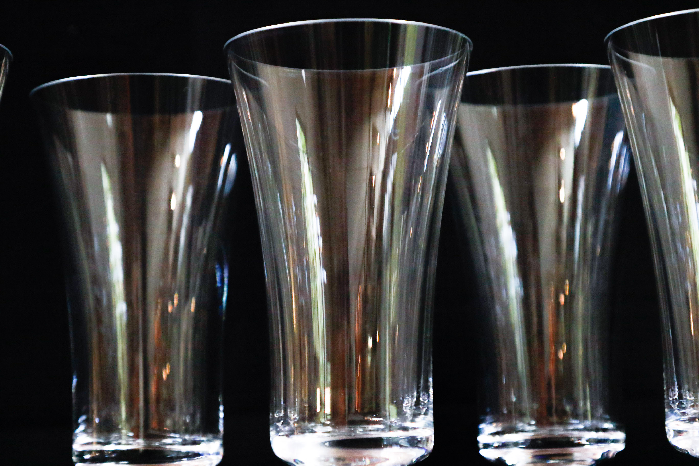 Sixteen Towle Full Lead Crystal Wine Glasses