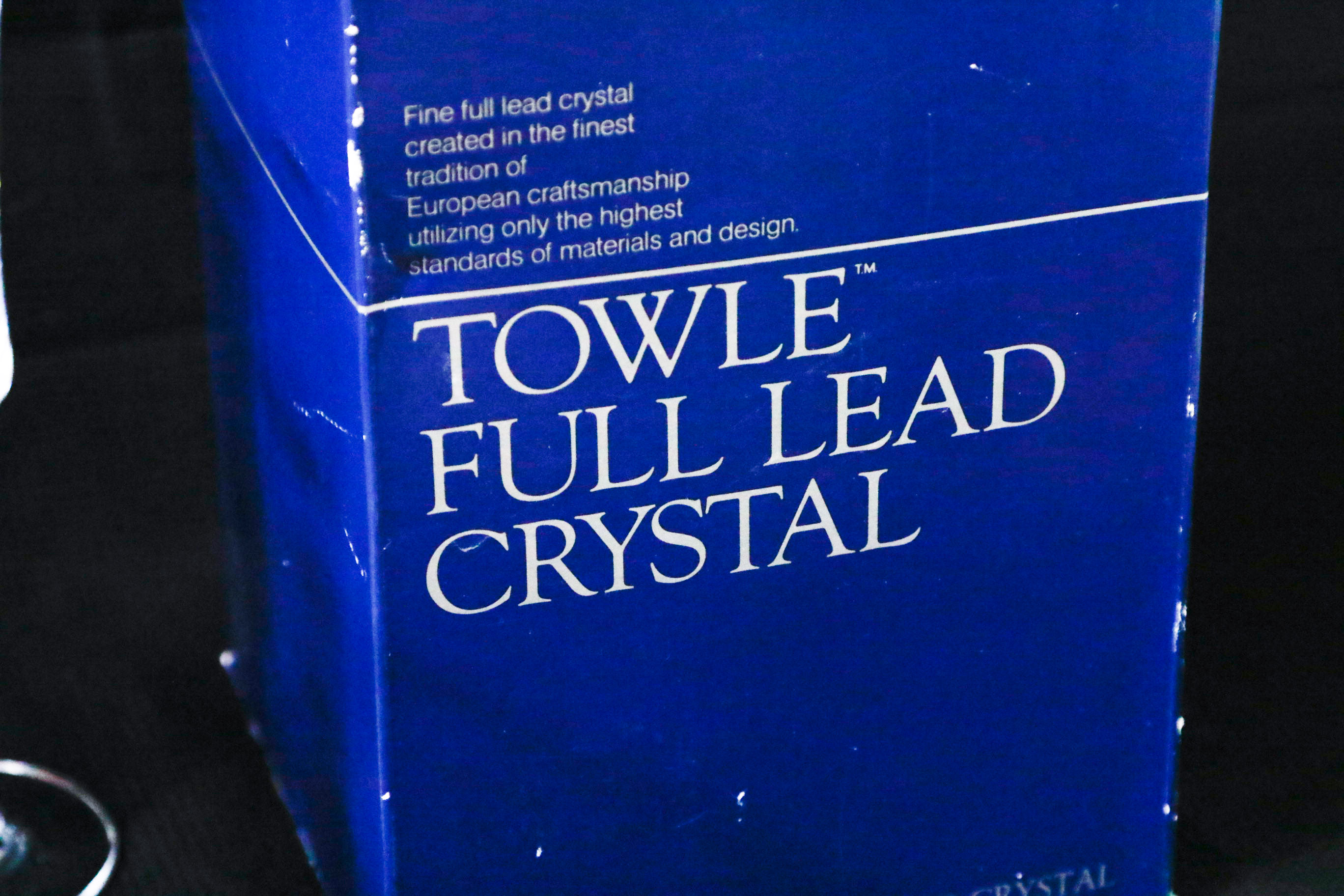 Sixteen Towle Full Lead Crystal Wine Glasses