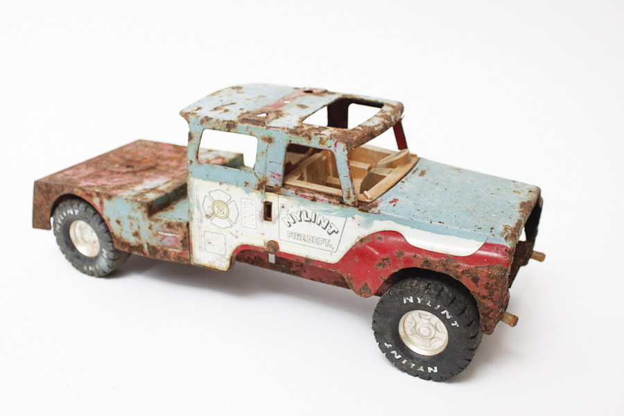 Vintage Nylint Farms Toy Trucks