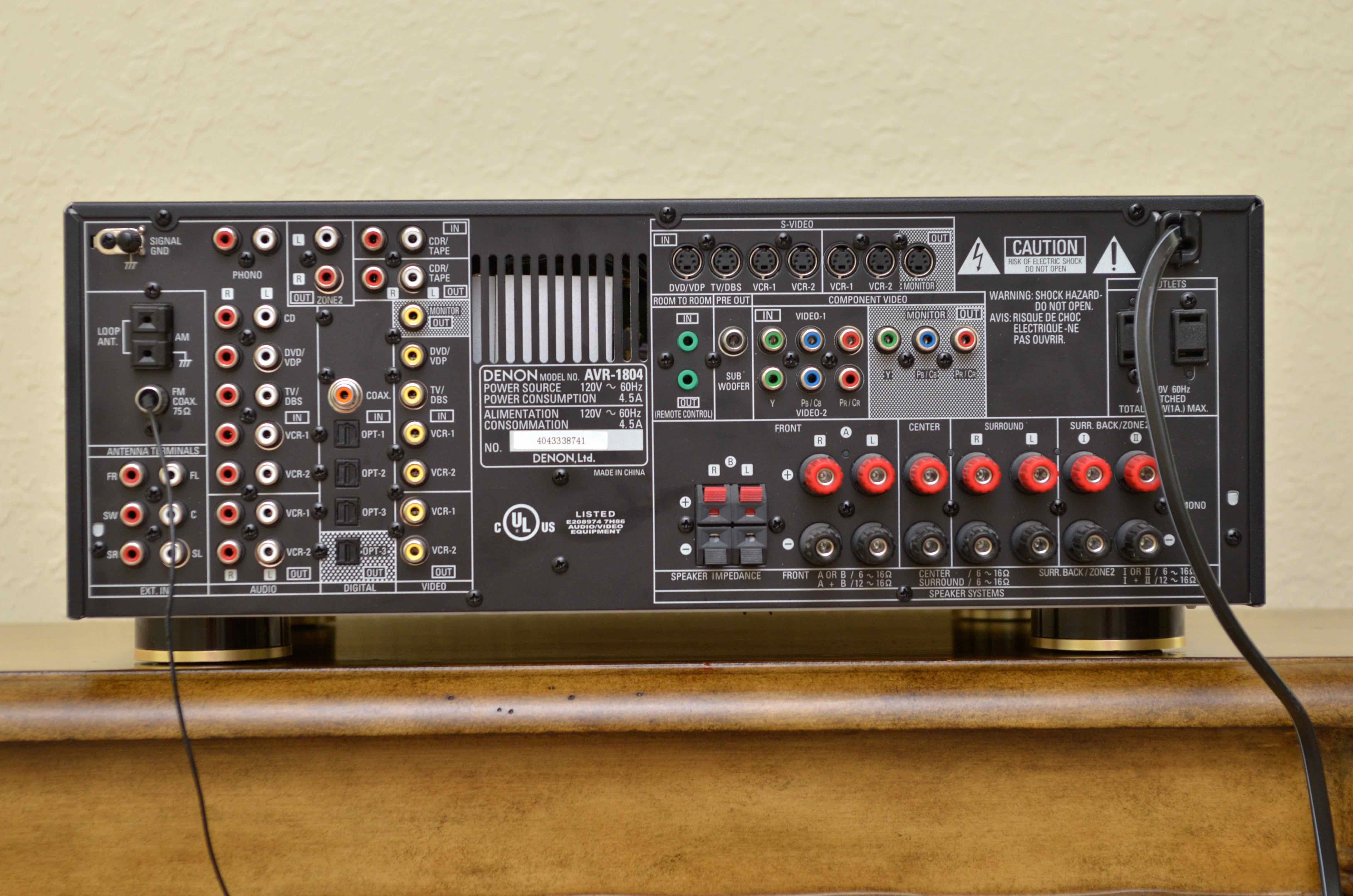 Denon AV Surround Receiver