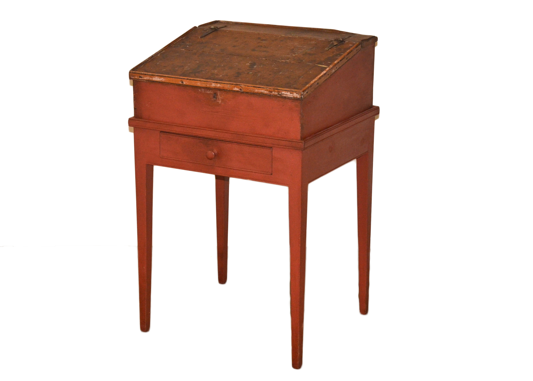 Late 19th Century Slant Top Schoolmaster's Desk