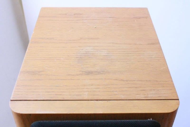 Pair of Tall Sony SS-TL5 Speakers in Oak Veneer