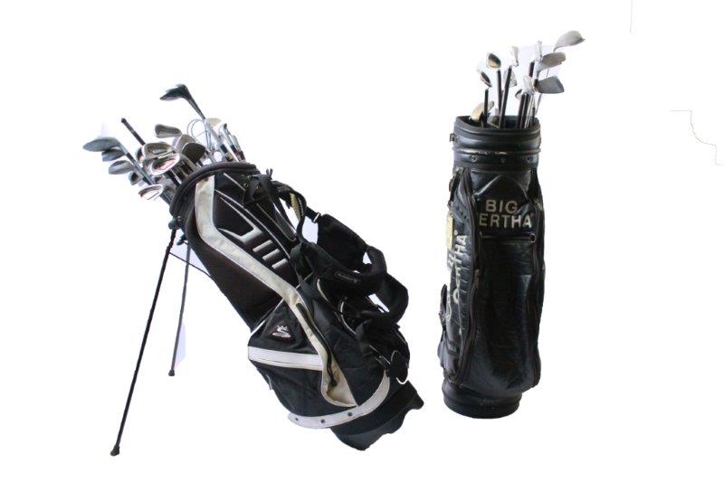 Assortment of Wilson and MacGregor Golf Clubs
