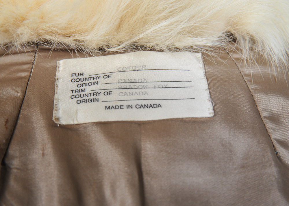 Vintage Women's Coyote Fur Coat