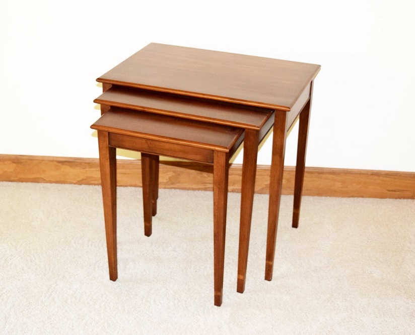 Henkel Harris Wild Black Cherry Nesting Tables