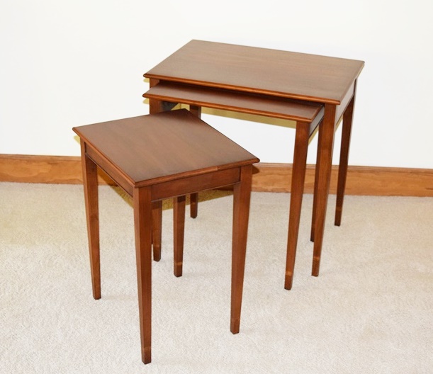 Henkel Harris Wild Black Cherry Nesting Tables
