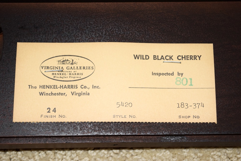 Henkel Harris Wild Black Cherry Nesting Tables
