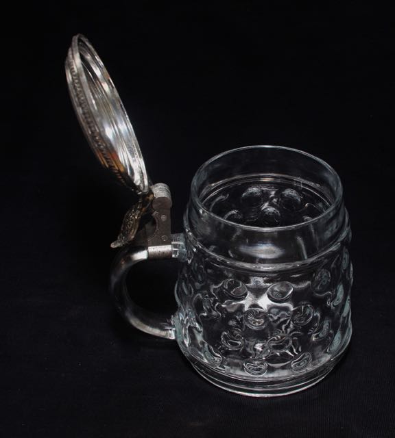 Pair of Vintage Dinkel Acker Beer Stein Mugs