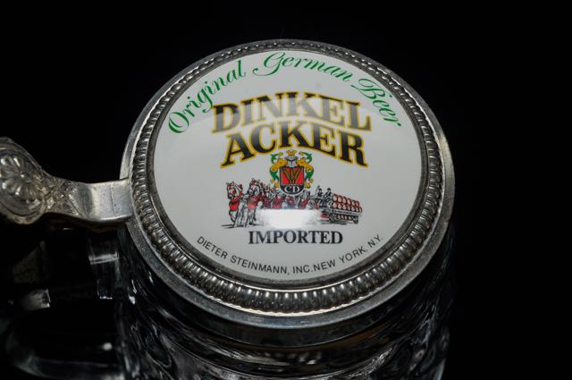 Pair of Vintage Dinkel Acker Beer Stein Mugs