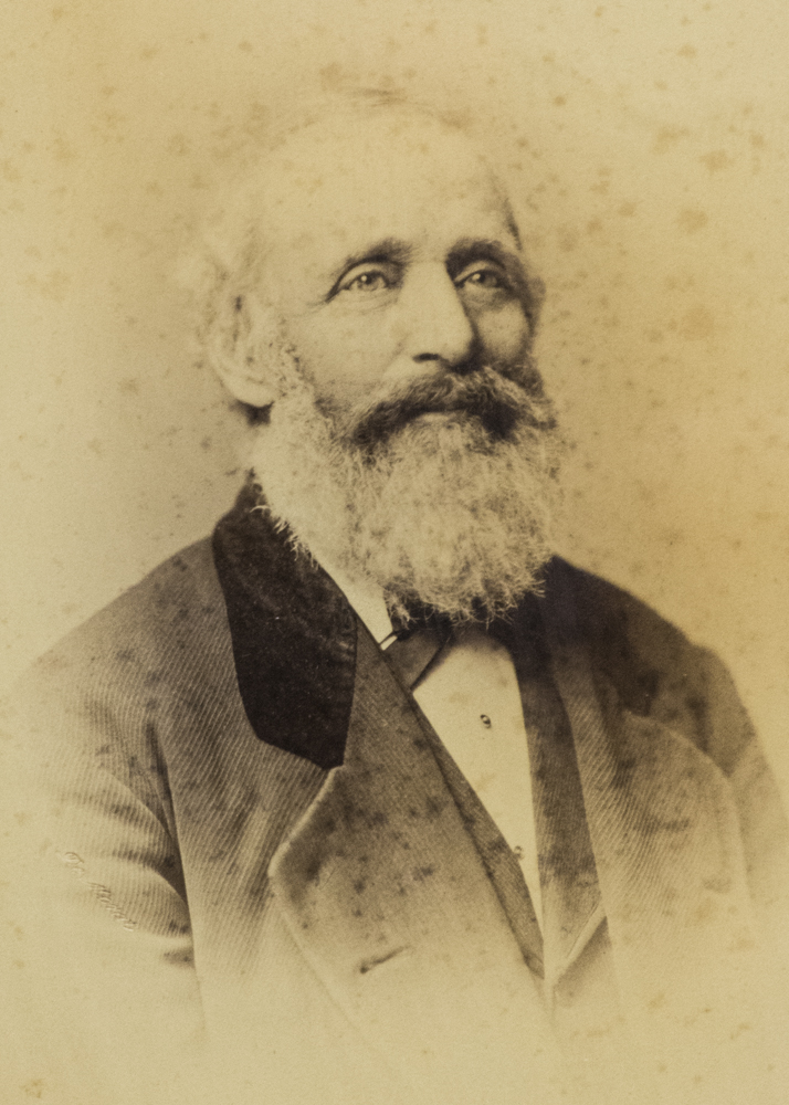 Antique Portrait Behind Glass