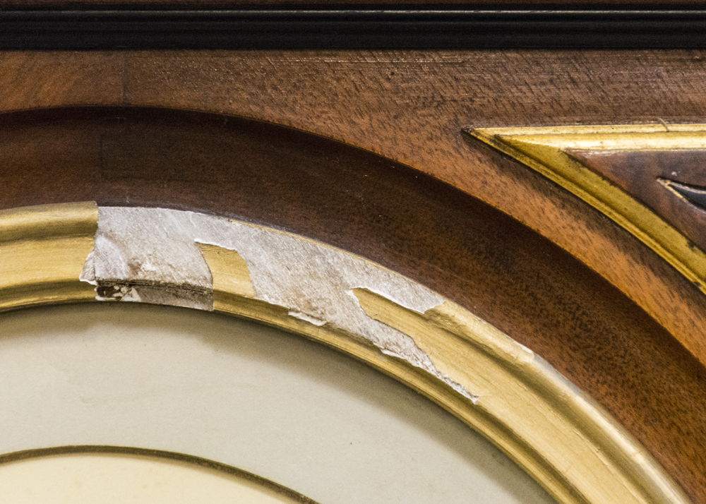 Antique Portrait Behind Glass