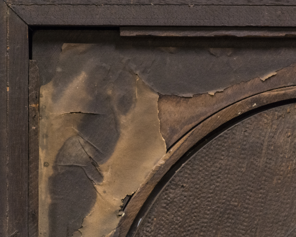 Antique Portrait Behind Glass