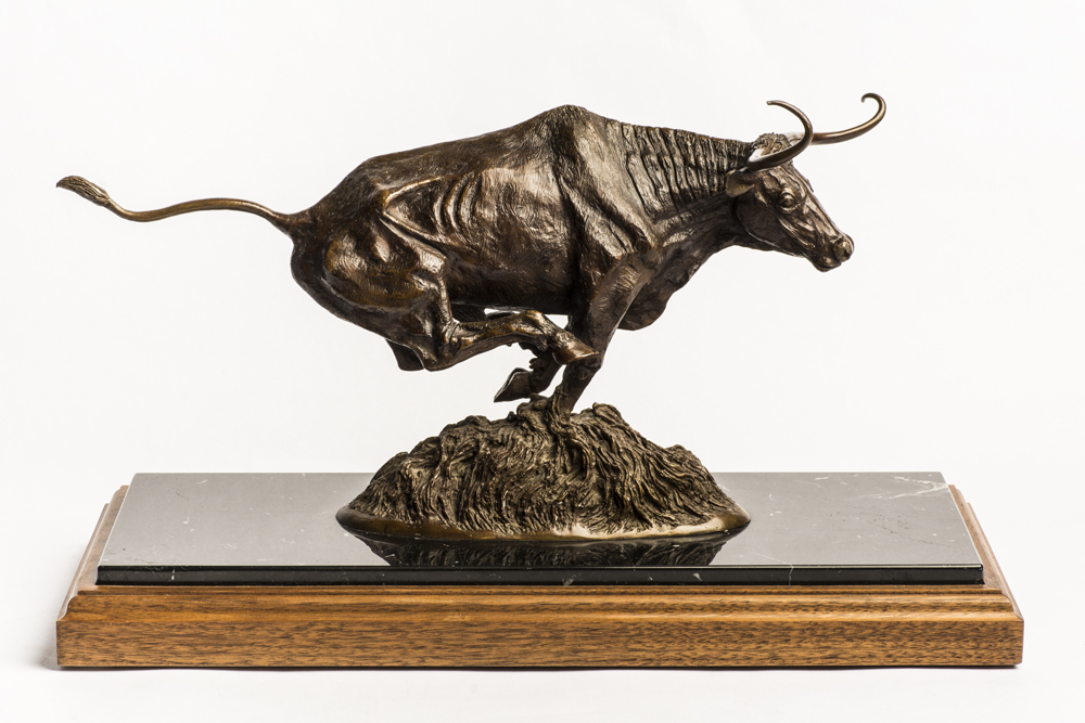 Richard A. Myer Cast Bronze "Fresh Brand" Sculpture