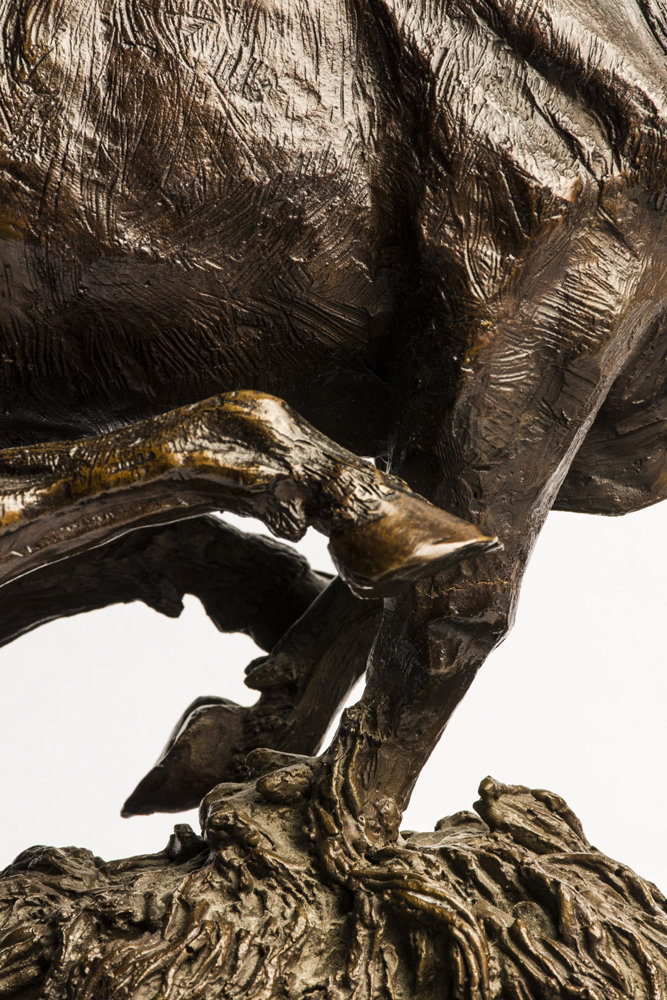 Richard A. Myer Cast Bronze "Fresh Brand" Sculpture