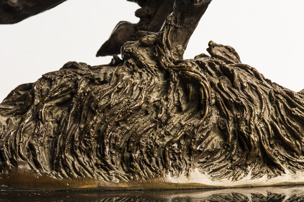 Richard A. Myer Cast Bronze "Fresh Brand" Sculpture