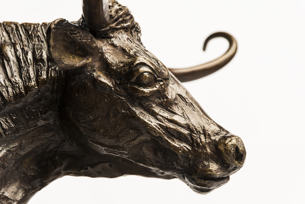 Richard A. Myer Cast Bronze "Fresh Brand" Sculpture