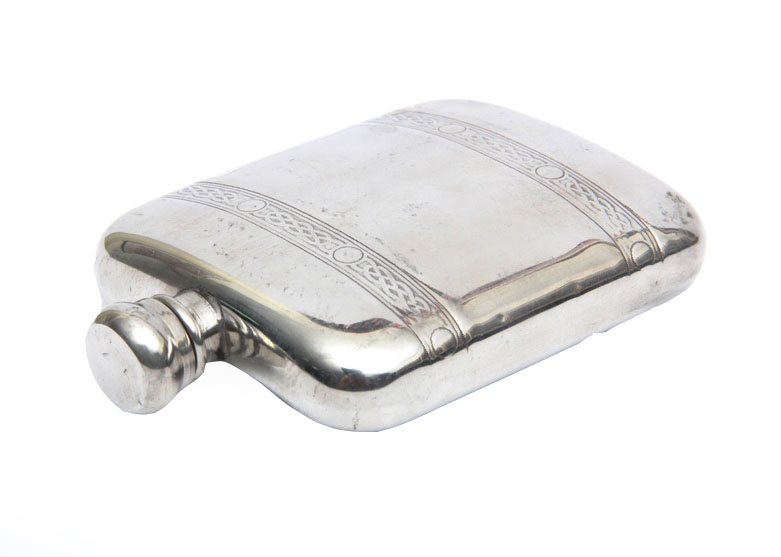 Pinder Bros. English Pewter Flask