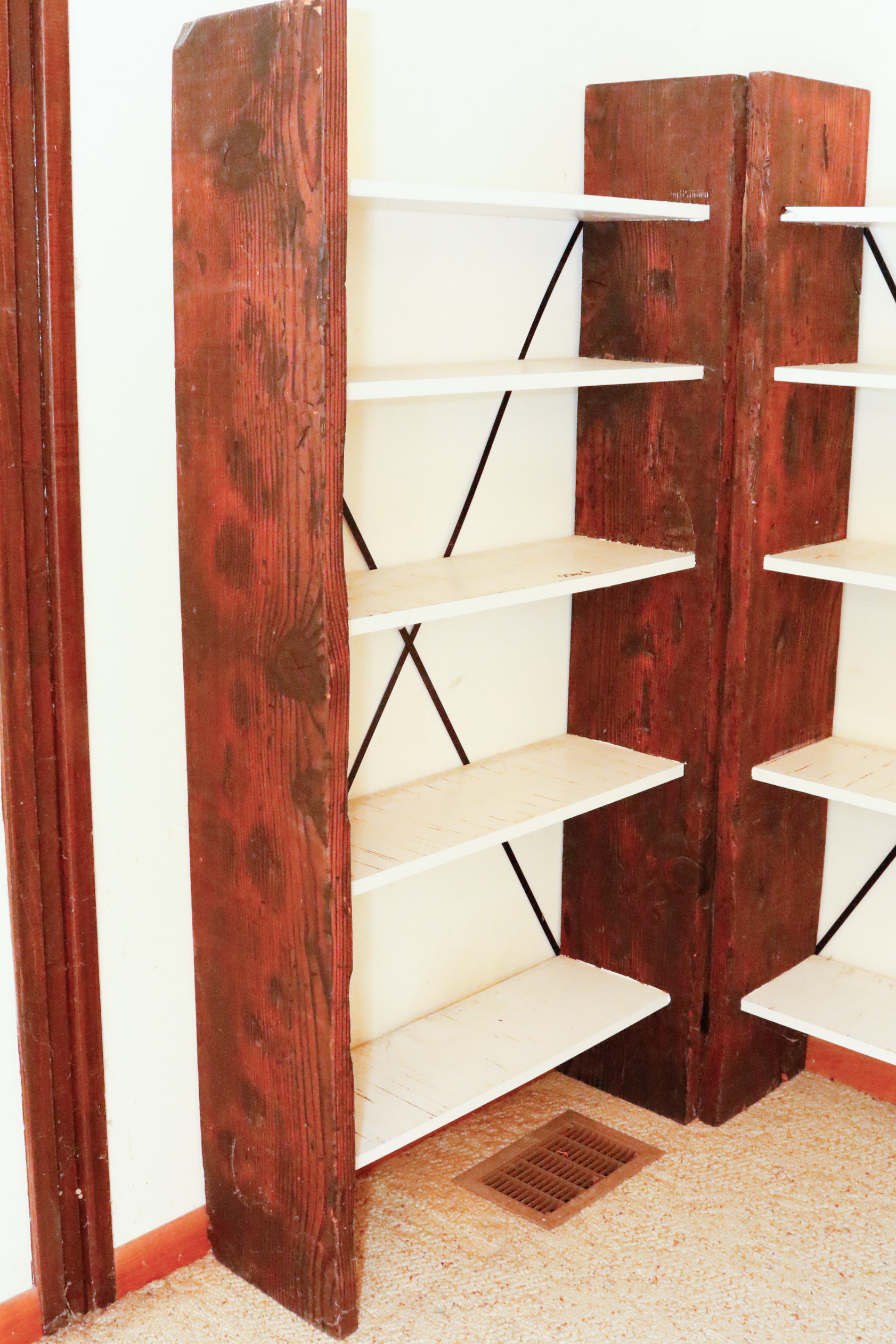 Pair of Hand Crafted Bookcases