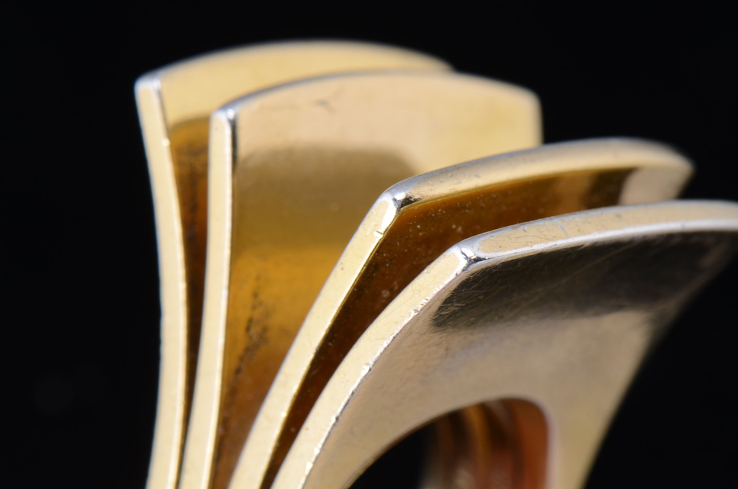 Celia Harms Designer Mexican Sterling Silver Modernist Ring