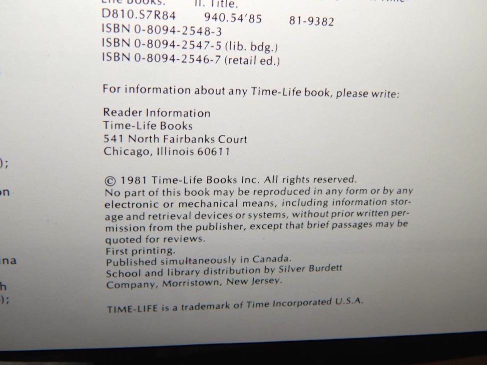 Time Life World War II Book Collection