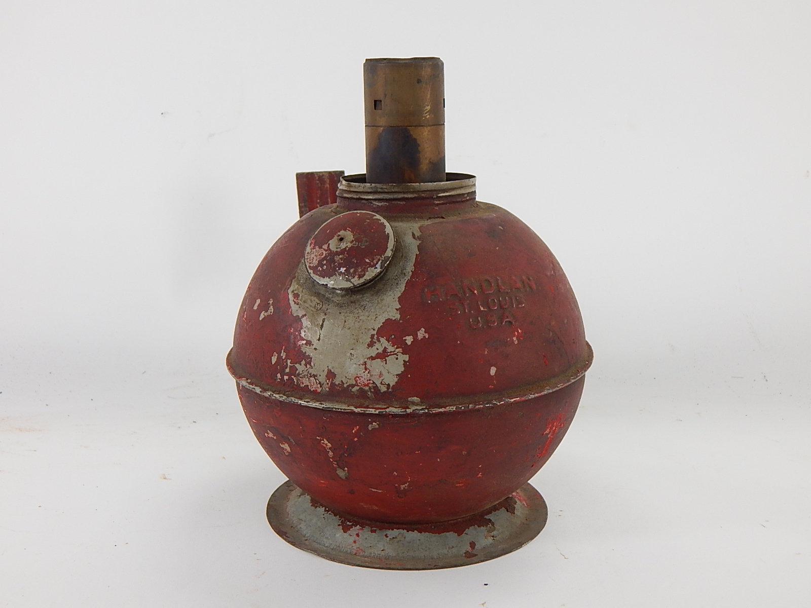 Antique Handlan Smudge Pot Road or Railroad Flare