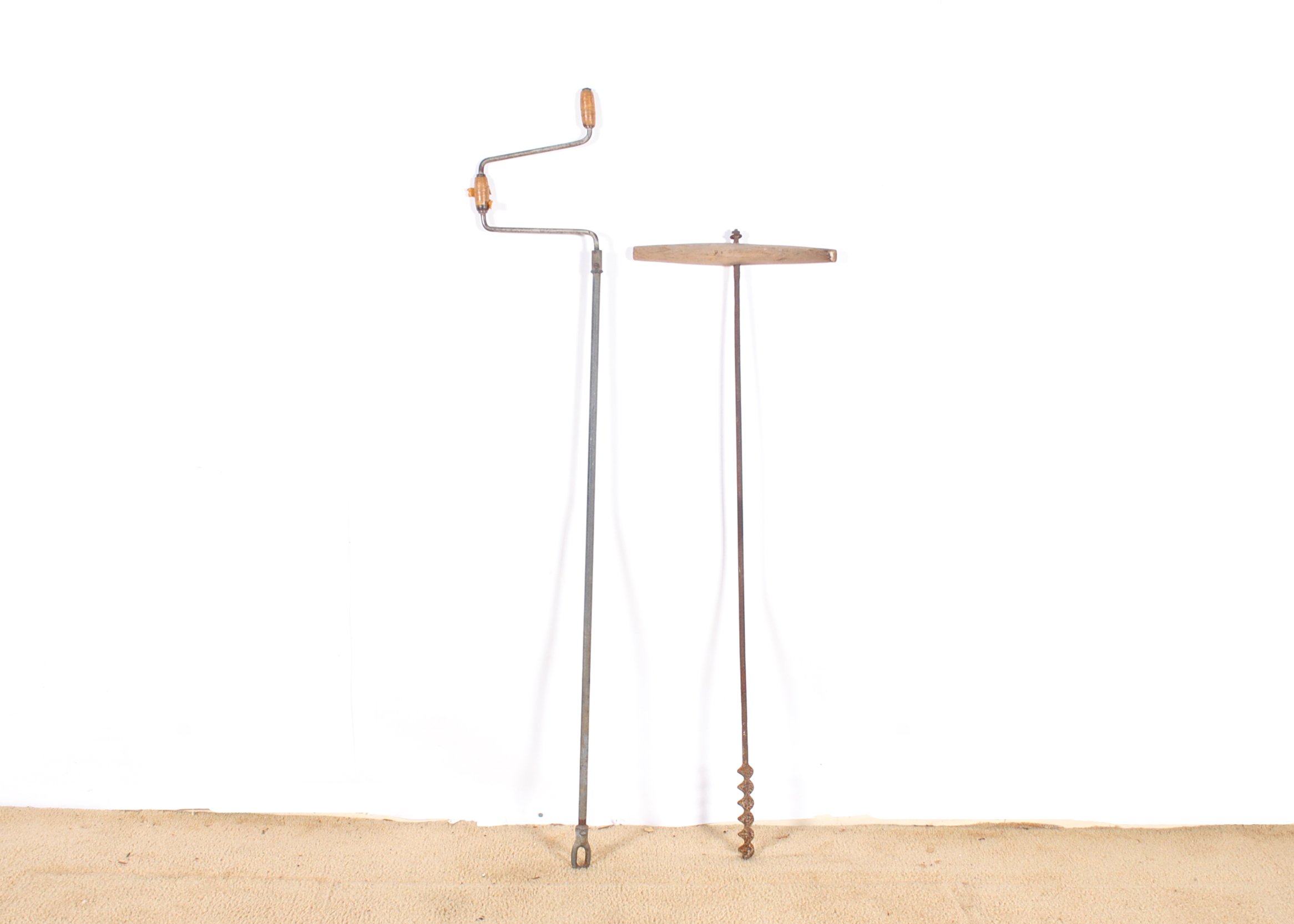 Antique Auger and Transom