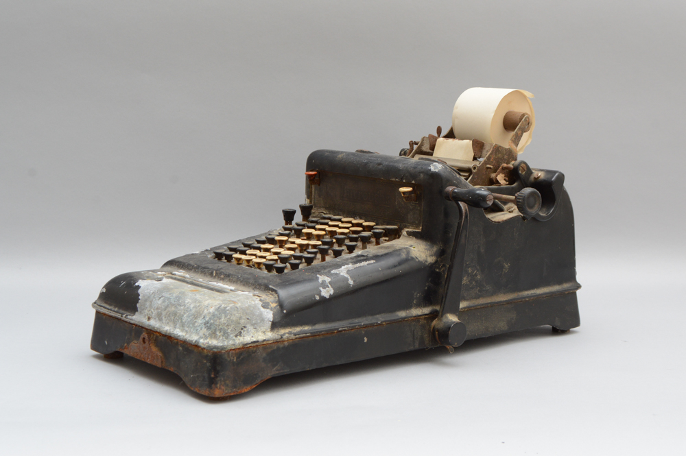 Antique Burroughs Manual Adding Machine