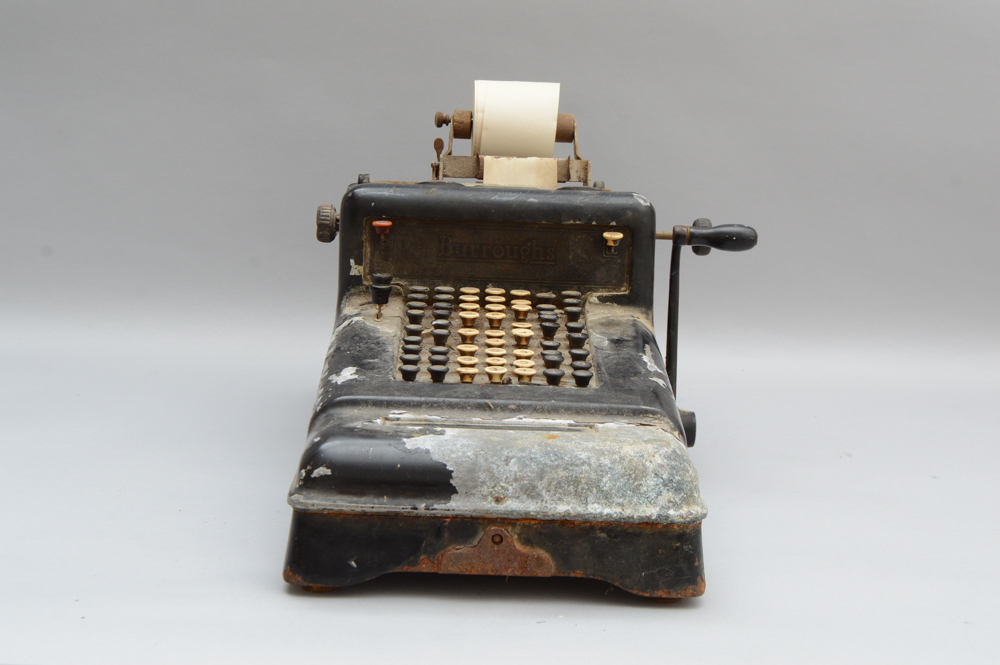 Antique Burroughs Manual Adding Machine