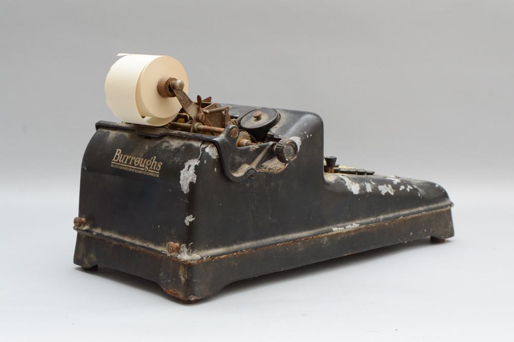 Antique Burroughs Manual Adding Machine