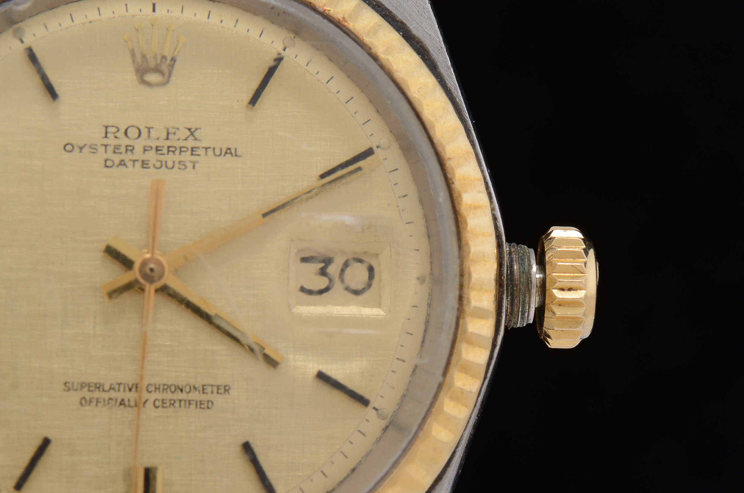 Men's Vintage Rolex 14K Yellow Gold and Stainless Steel Watch