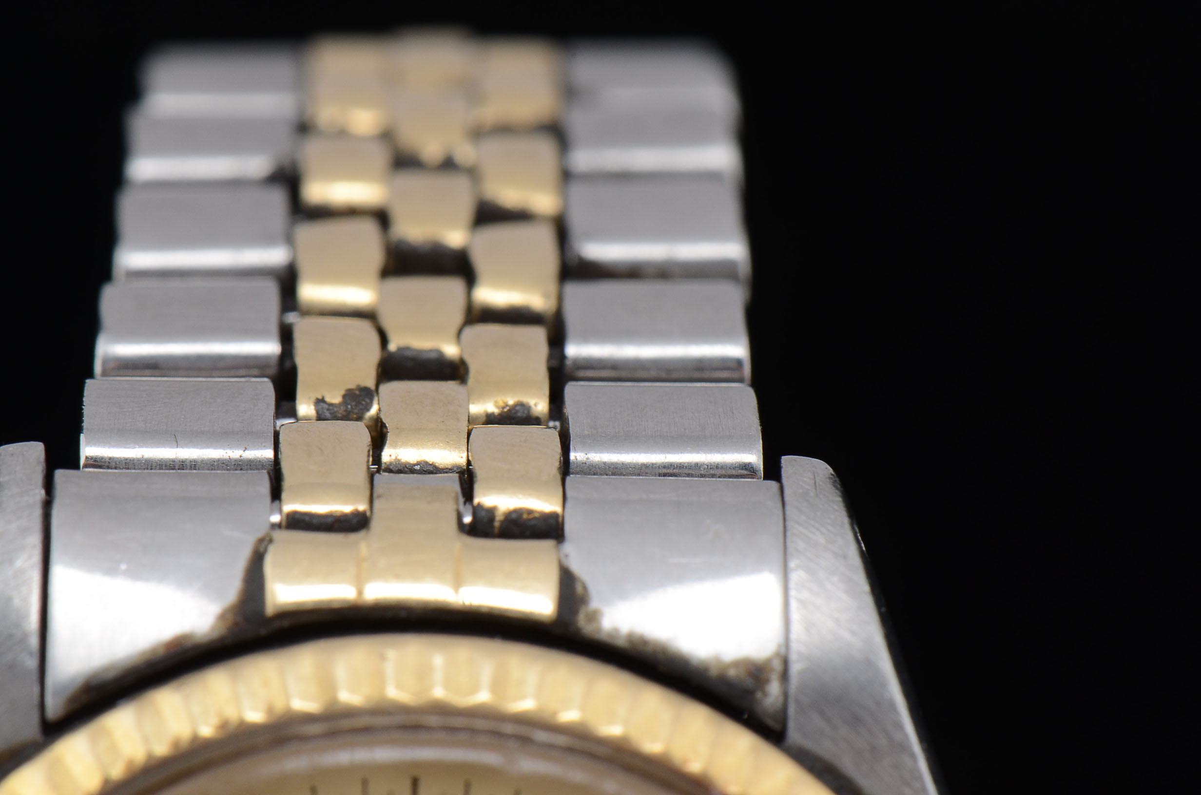 Men's Vintage Rolex 14K Yellow Gold and Stainless Steel Watch