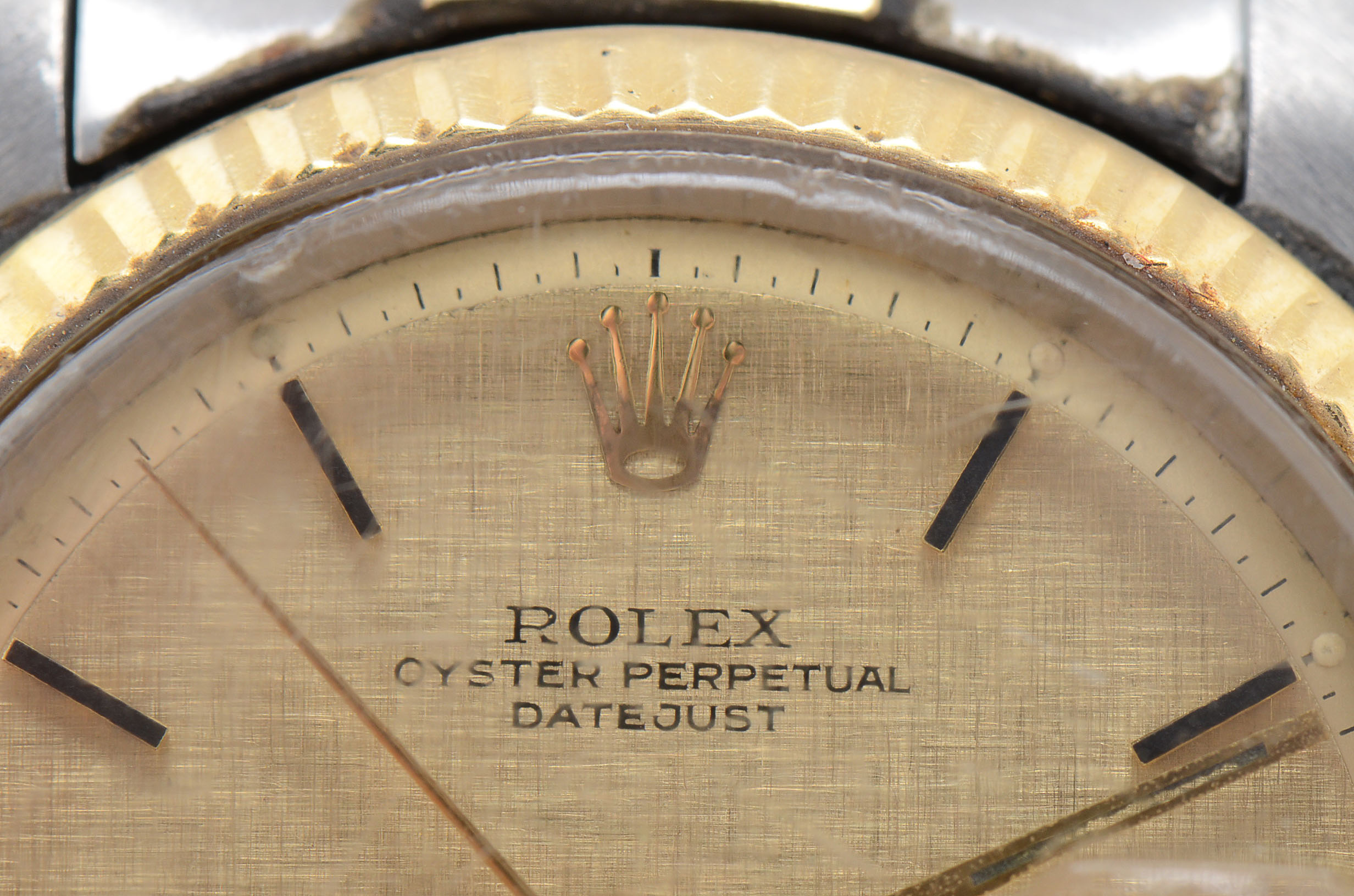 Men's Vintage Rolex 14K Yellow Gold and Stainless Steel Watch