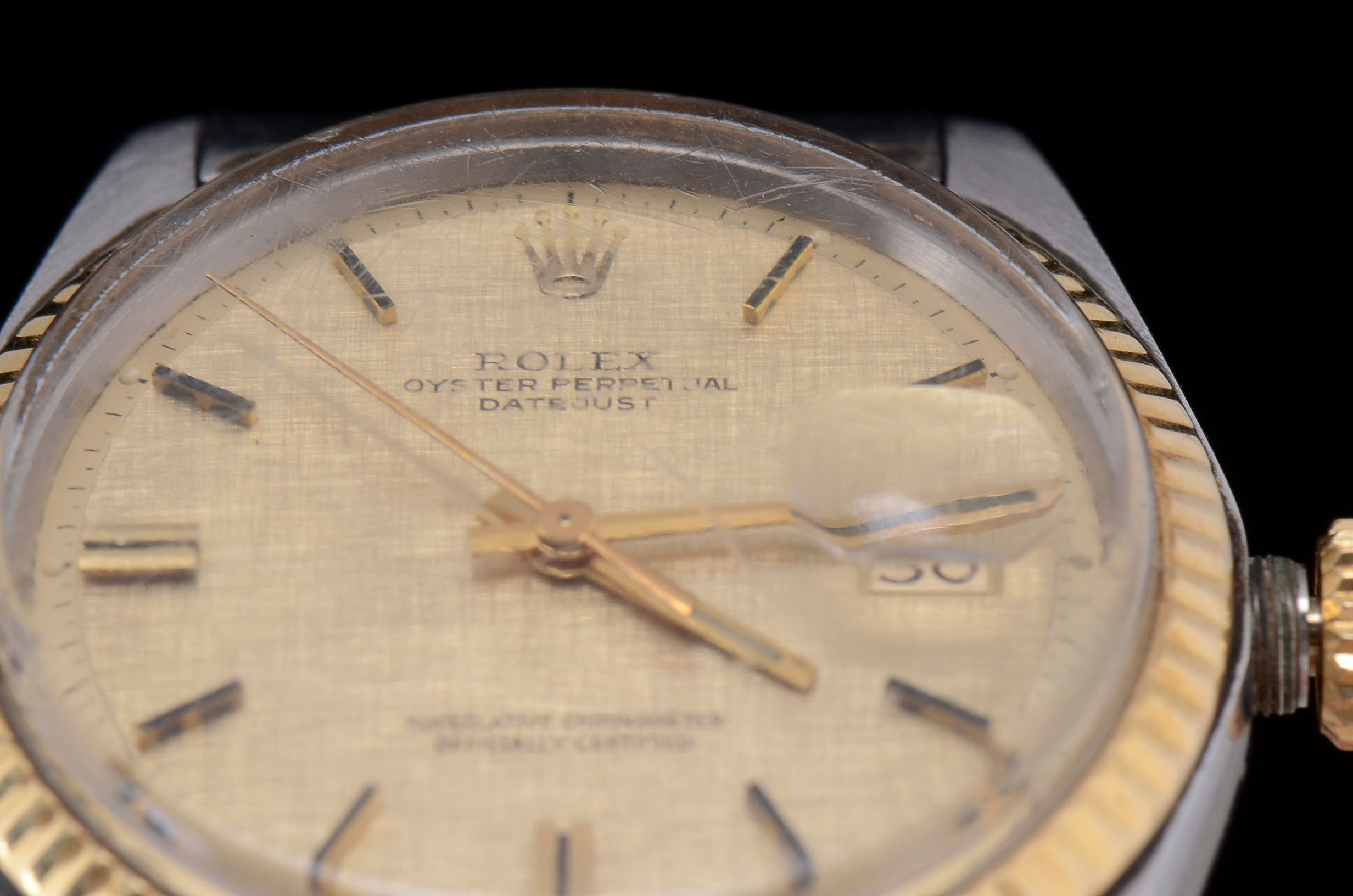 Men's Vintage Rolex 14K Yellow Gold and Stainless Steel Watch