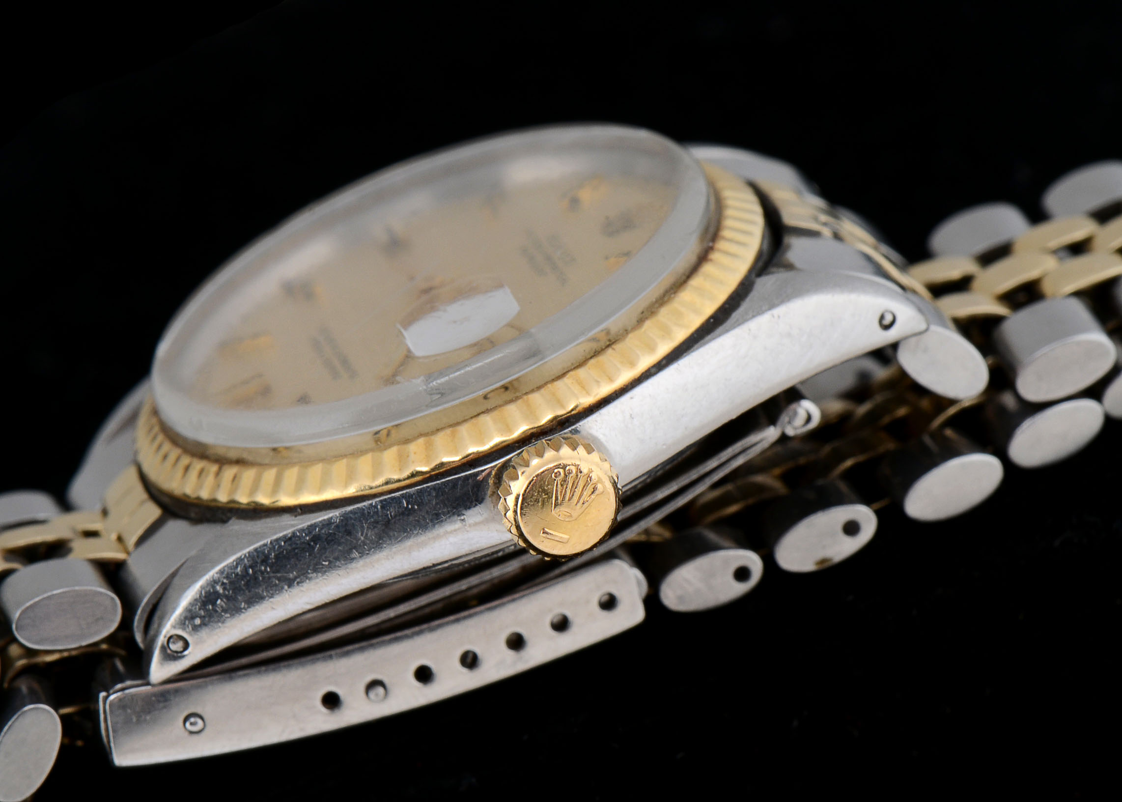 Men's Vintage Rolex 14K Yellow Gold and Stainless Steel Watch