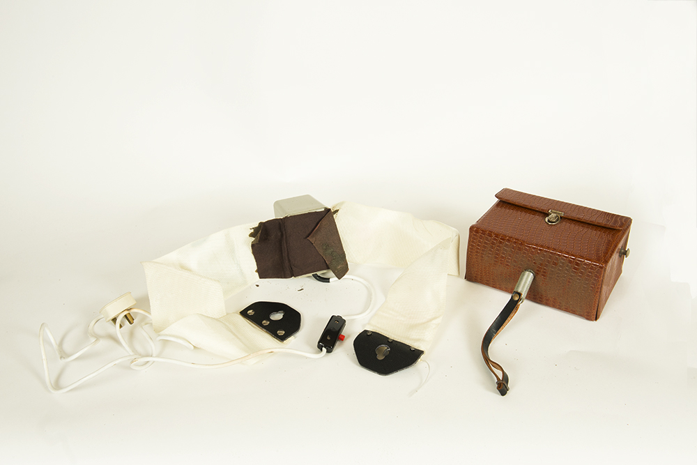 Two Vintage Hair Dryers Bowman Body Shaper