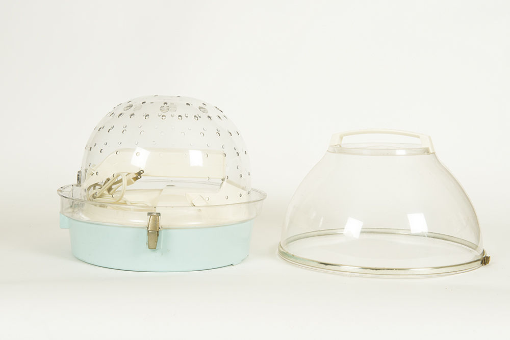 Two Vintage Hair Dryers Bowman Body Shaper